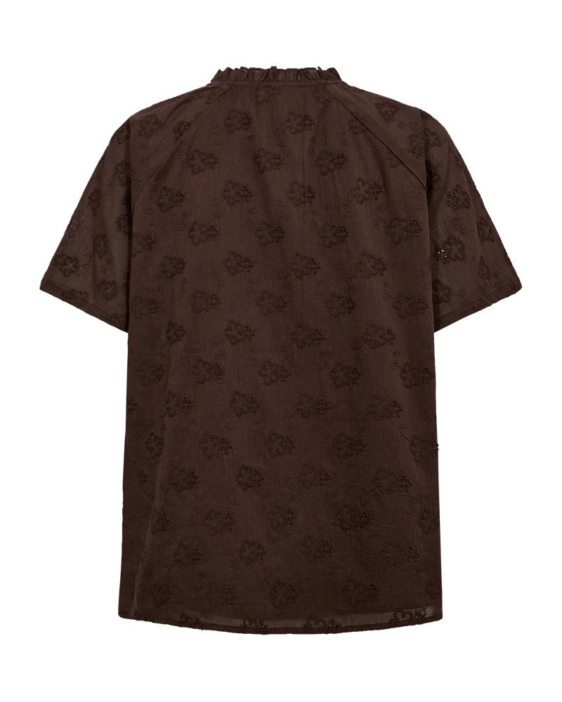 FQIDENA - BLUSE - BRAUN
