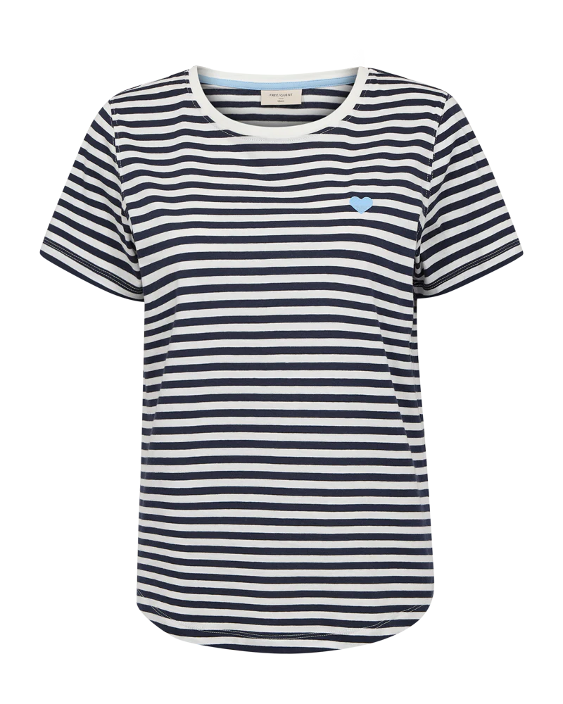 FQMIAN - T-SHIRT - WEISS UND BLAU