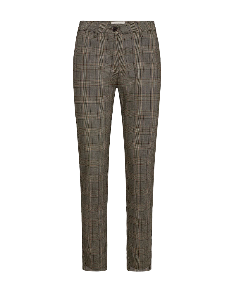 FQREX – HOSE MIT KAROMUSTER - SCHWARZ UND BRAUN