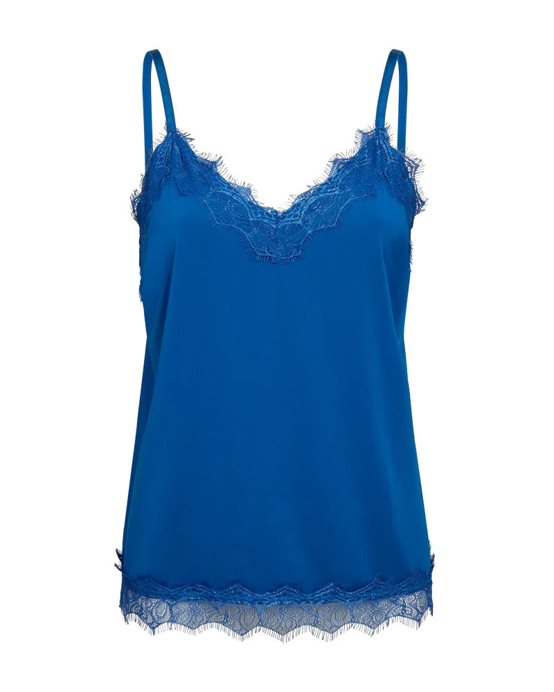 FQBICCO - SPITZENTOP - BLAU