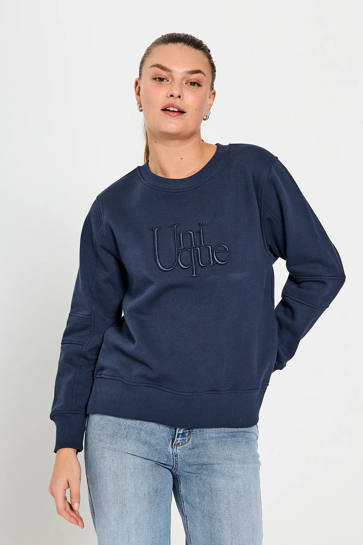 FQPROSIT - PULLOVER - BLAU