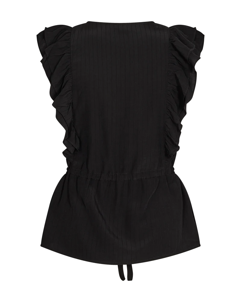 FQLOLLO - BLUSE - SCHWARZ