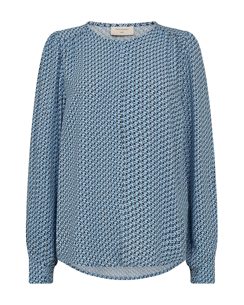 FQADNEY - BLUSE - SCHWARZ UND BLAU