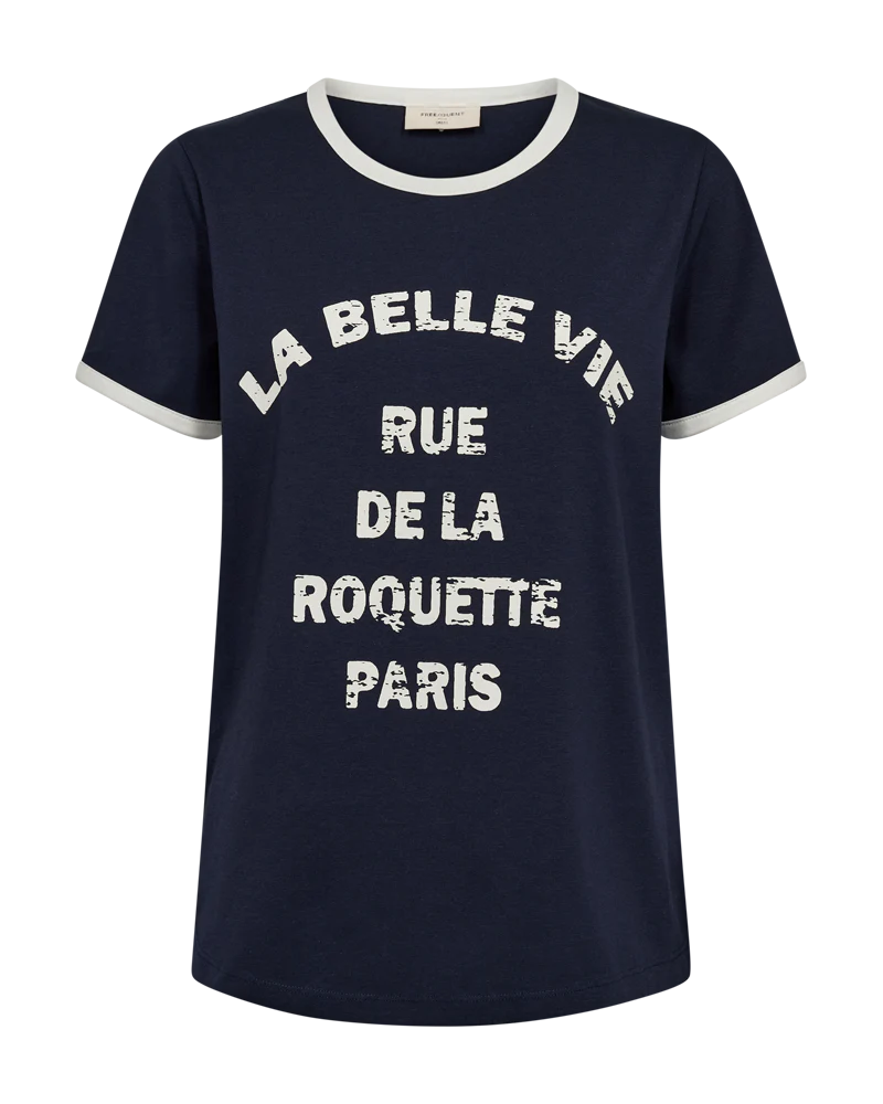 FQFENJAL - T-SHIRT - BLAU