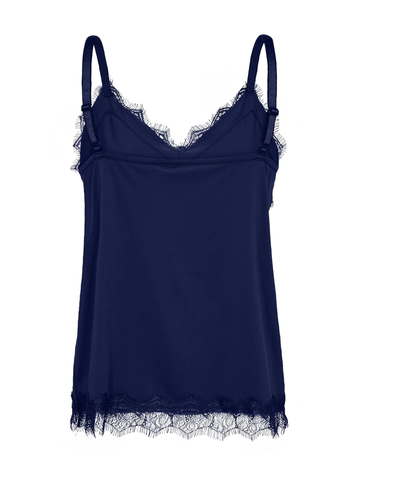 FQBICCO - SPITZENTOP - BLAU
