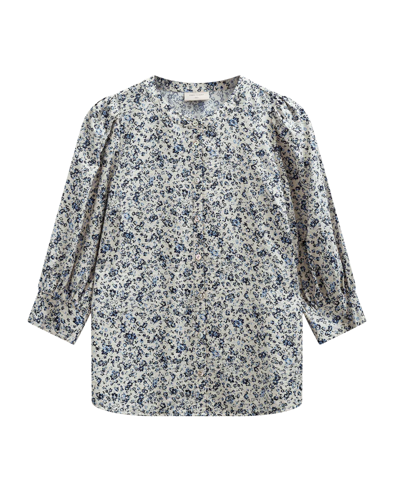 FQMOLLI – HEMD - BEIGE UND BLAU