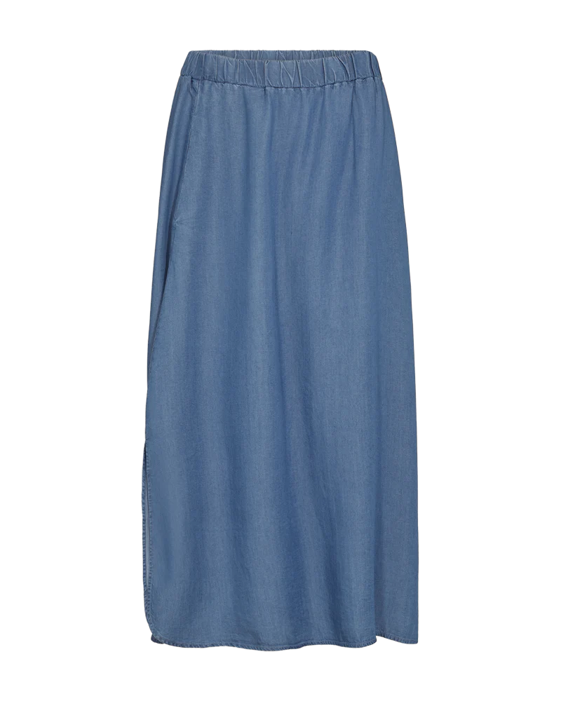 FQCARLY – ROCK IM DENIM-LOOK - BLAU