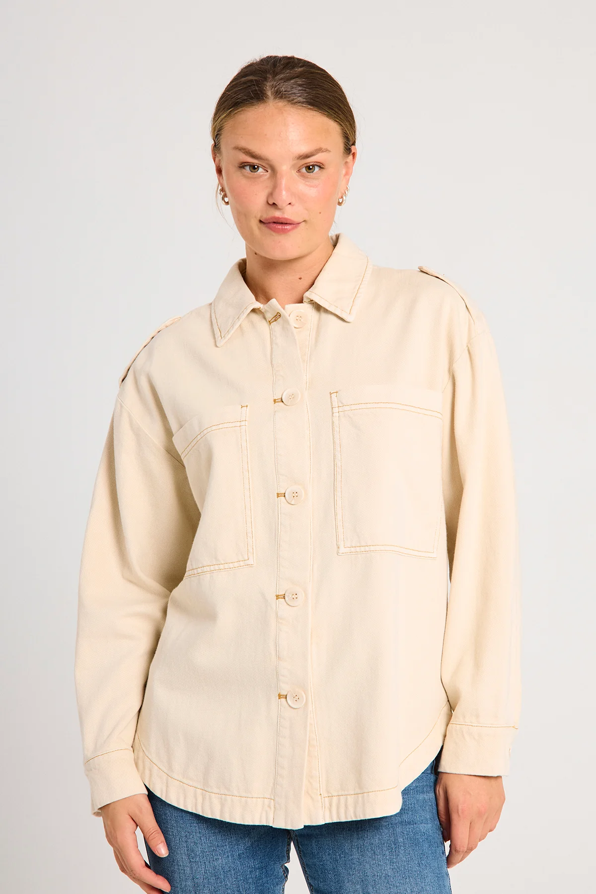 FQCILIA - JACKEN - BEIGE