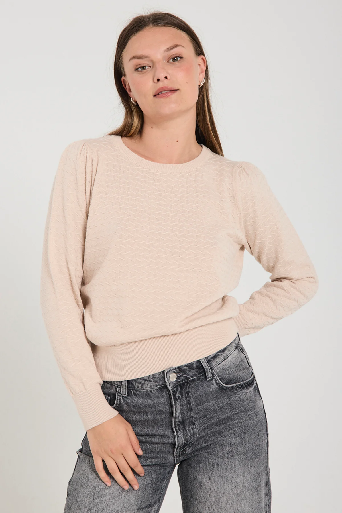 FQDODO - PULLOVER - BEIGE
