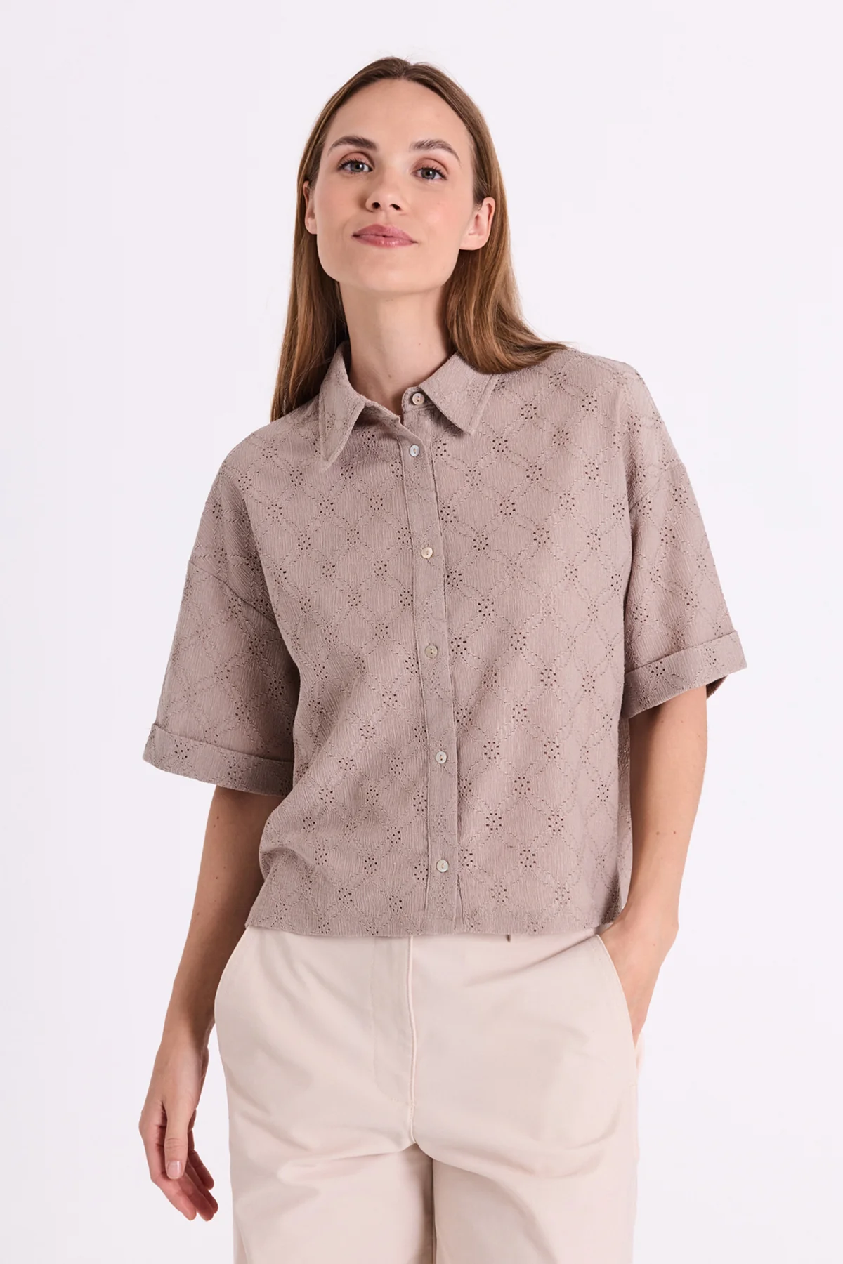 FQMIRNA - HEMD - BEIGE