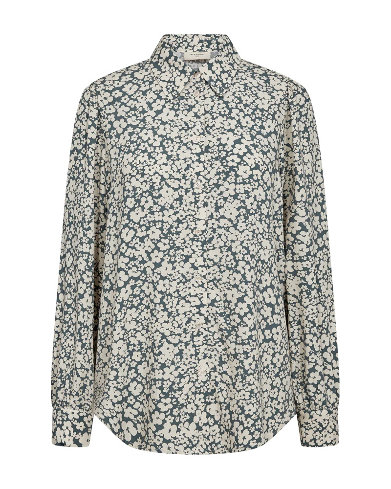 FQADNEY - HEMD - GRÜN UND BEIGE