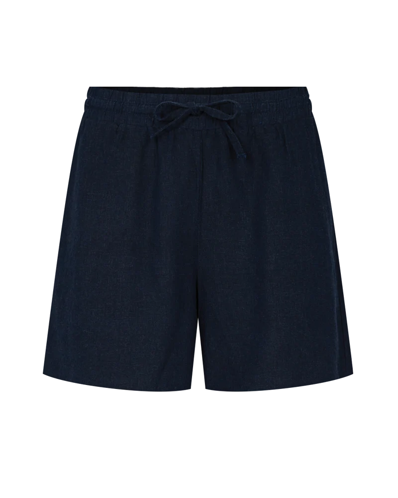 FQLAVA - LEINENSHORTS - BLAU