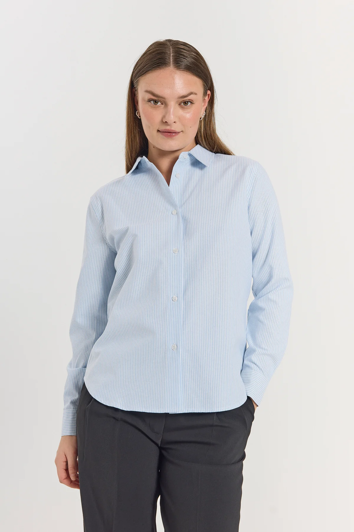 FQOXFORD - HEMD - BLAU UND WEISS