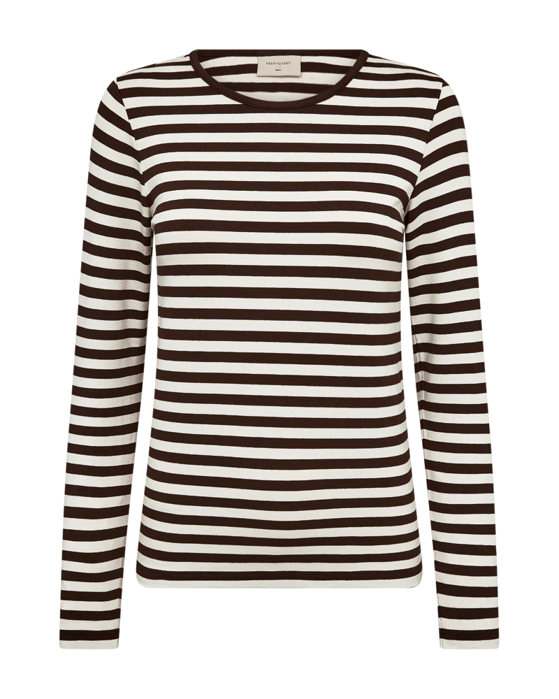 FQLIANA - LANGÄRMLIGES T-SHIRT - BRAUN