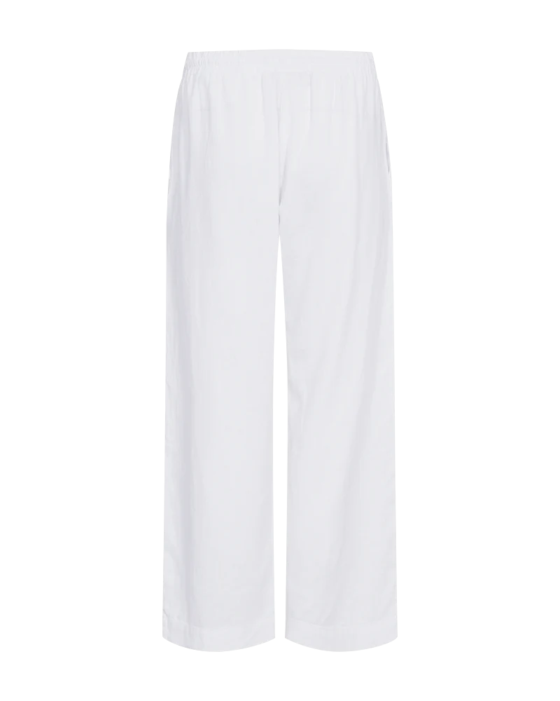 FQLAVA - KNÖCHELHOSE MIT LEINEN - WEISS