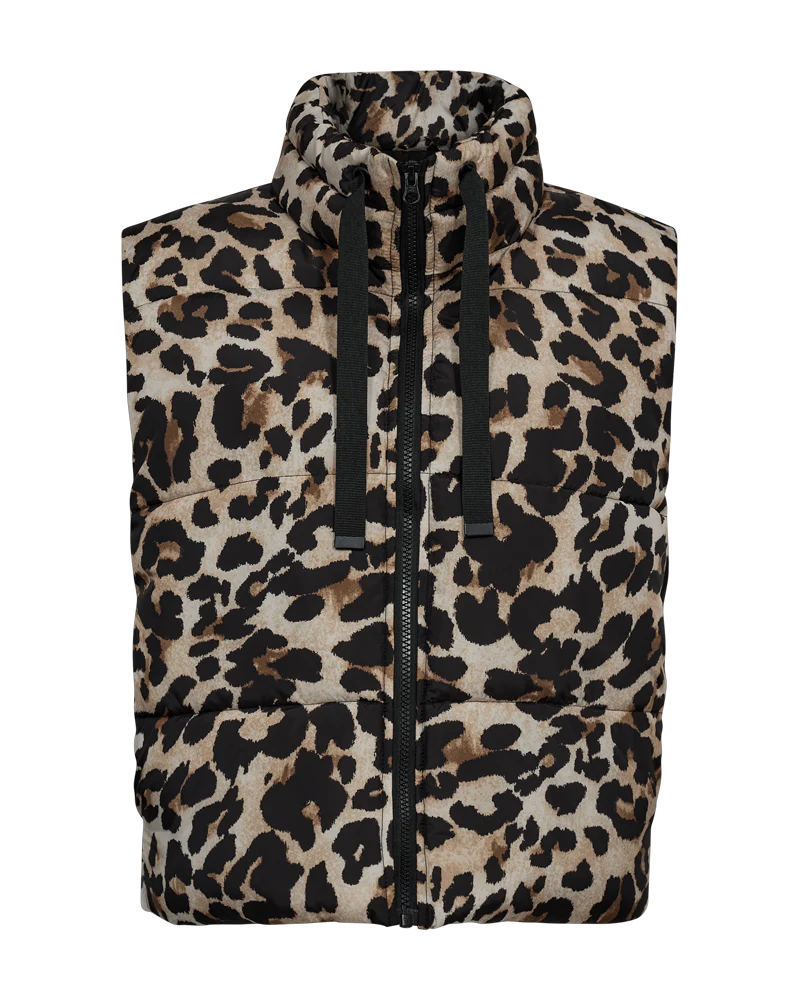 FQJOYCO – GESTEPPTE WESTE - LEOPARD