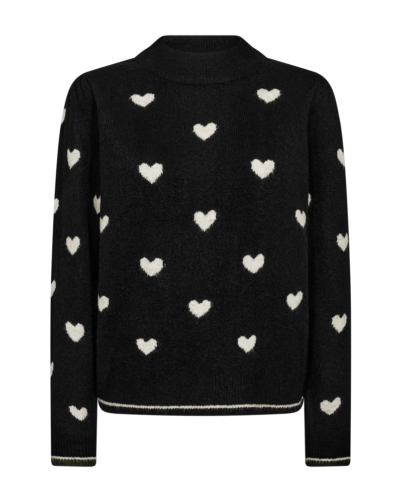 FQFAITH - PULLOVER - SCHWARZ UND  WEISS