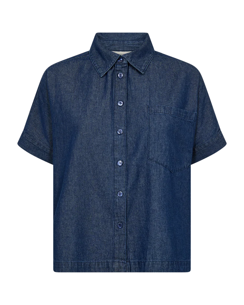 FQRONDA - DENIM HEMD - BLAU