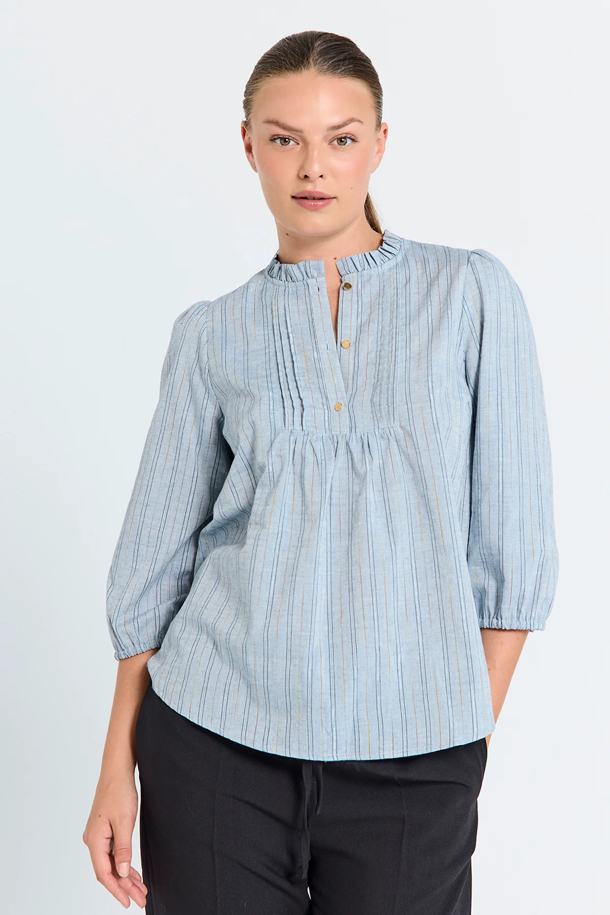 FQNALEEN - BLUSE - BLAU