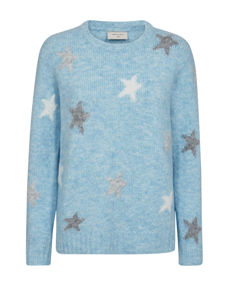 FQLOUISA - PULLOVER - BLAU UND GRAU