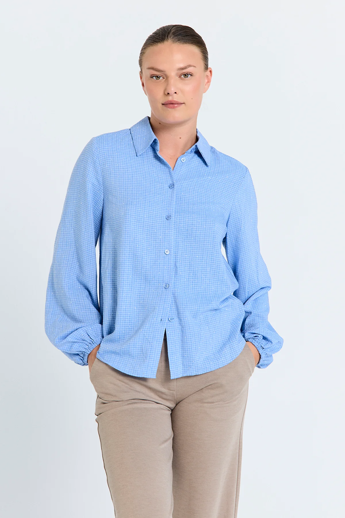 FQSHINE – HEMD - BLAU
