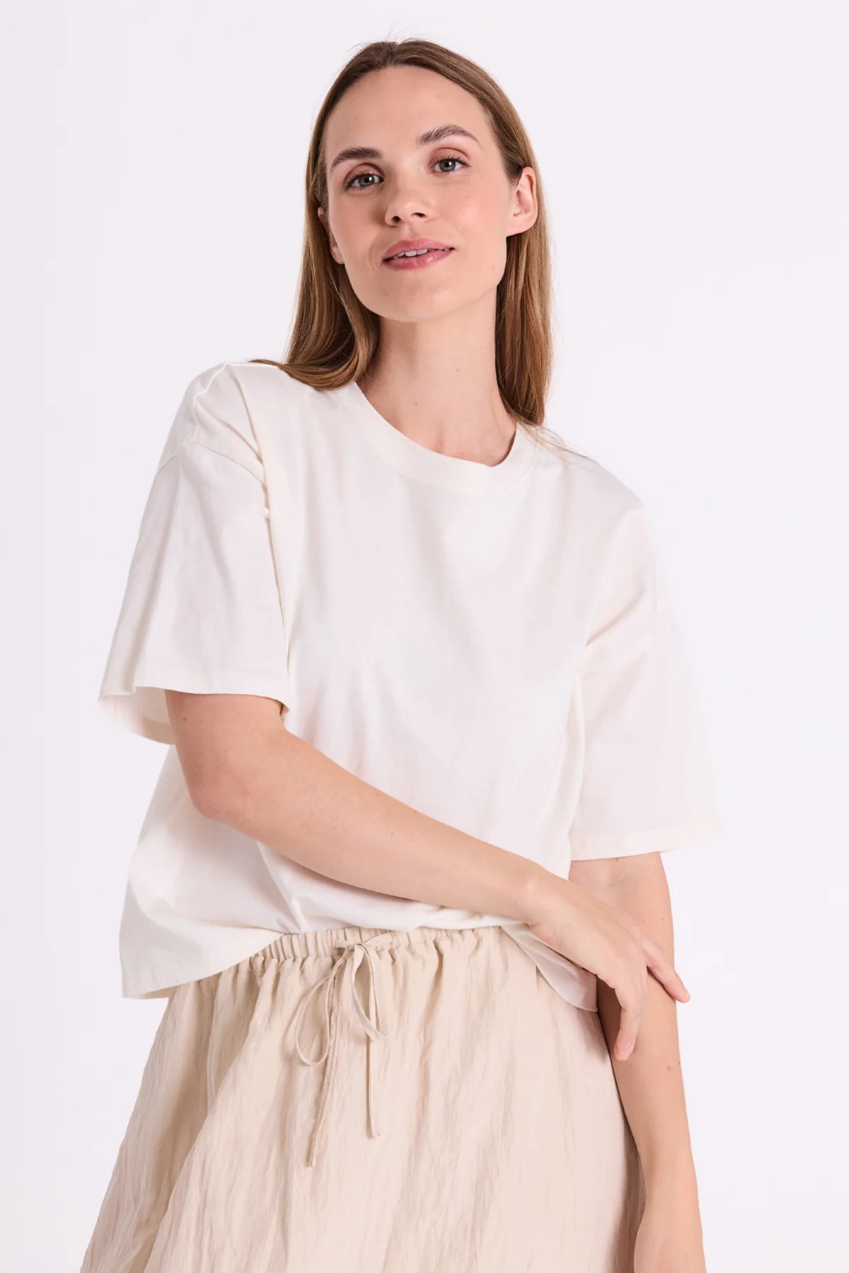 FQSAPU - T-SHIRT - WEISS