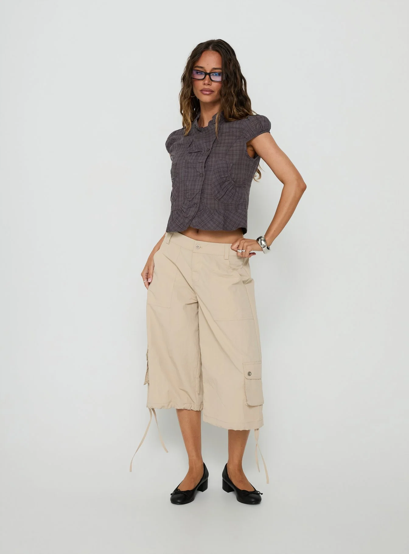 Relaxer 3/4 Cargo Pants Beige