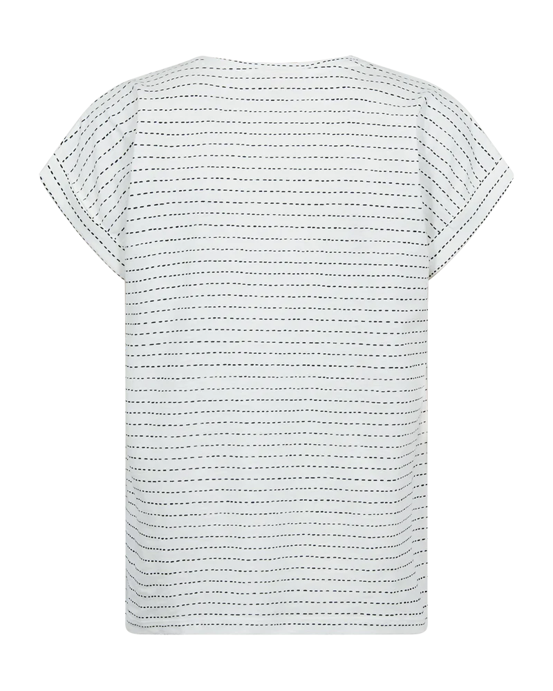 FQVIVA - T-SHIRT - WEISS UND BLAU