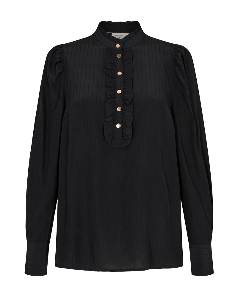 FQAPRIL - BLUSE - SCHWARZ