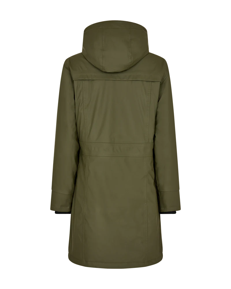 FQRAIN - WASSERABWEISENDE REGENJACKE - GRUN