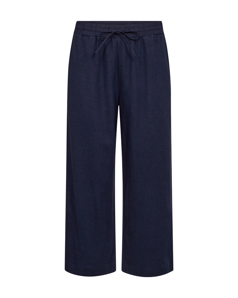 FQLAVA - 7/8 LEINENHOSE - BLAU
