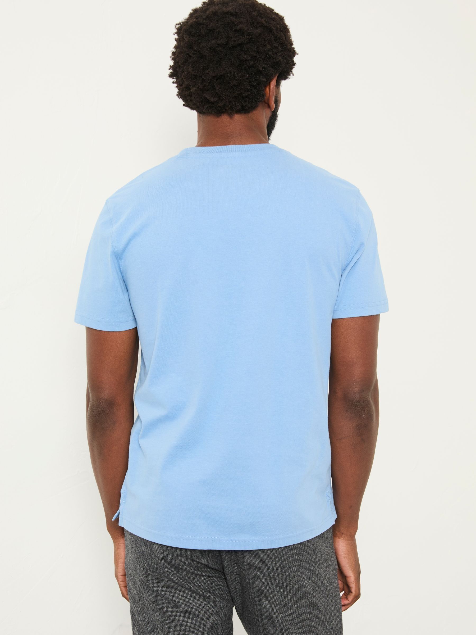 Lulworth Chambray Blue Short Sleeve T-Shirt