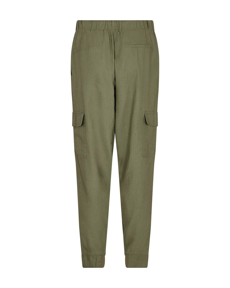 FQLAVA - HOSE MIT LEINEN - GRUN