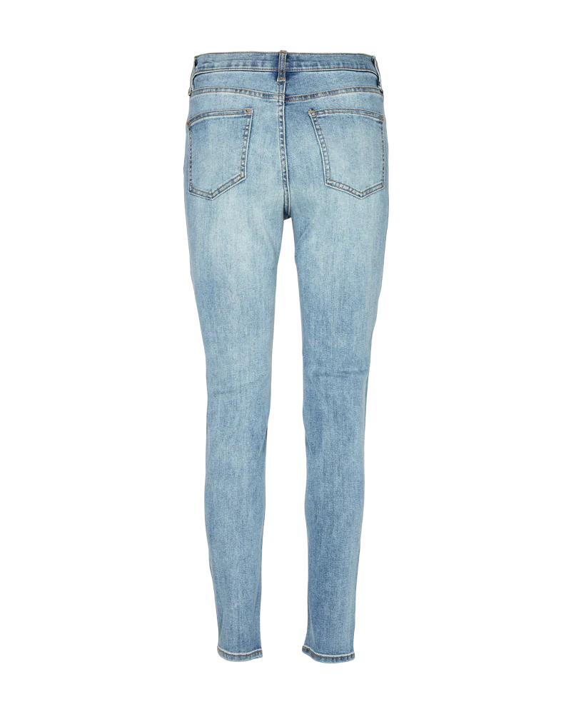 FQHARLOW - ENG GESCHNITTENE JEANS - BLAU