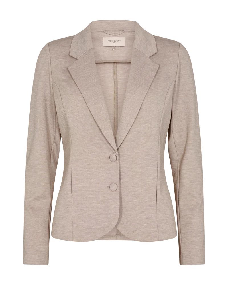 FQNANNI - FIGURBETONTER BLAZER - BEIGE