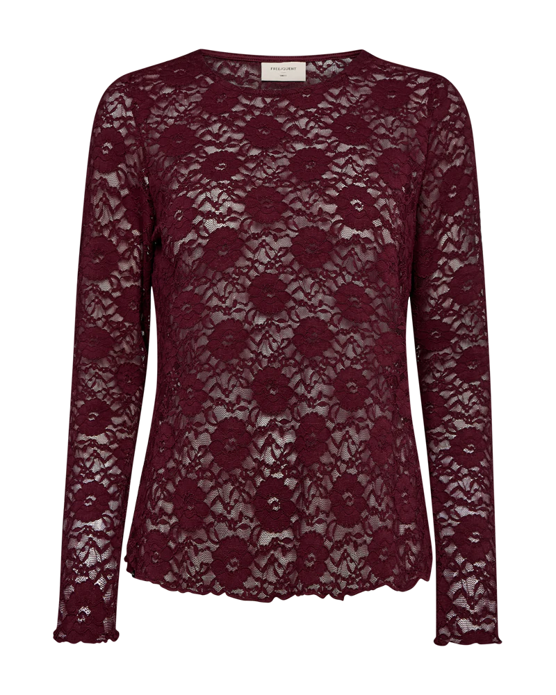 FQLENNON - BLUSE - BORDEAUX