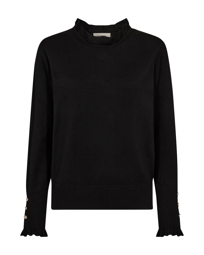 FQKATIE - PULLOVER - SCHWARZ