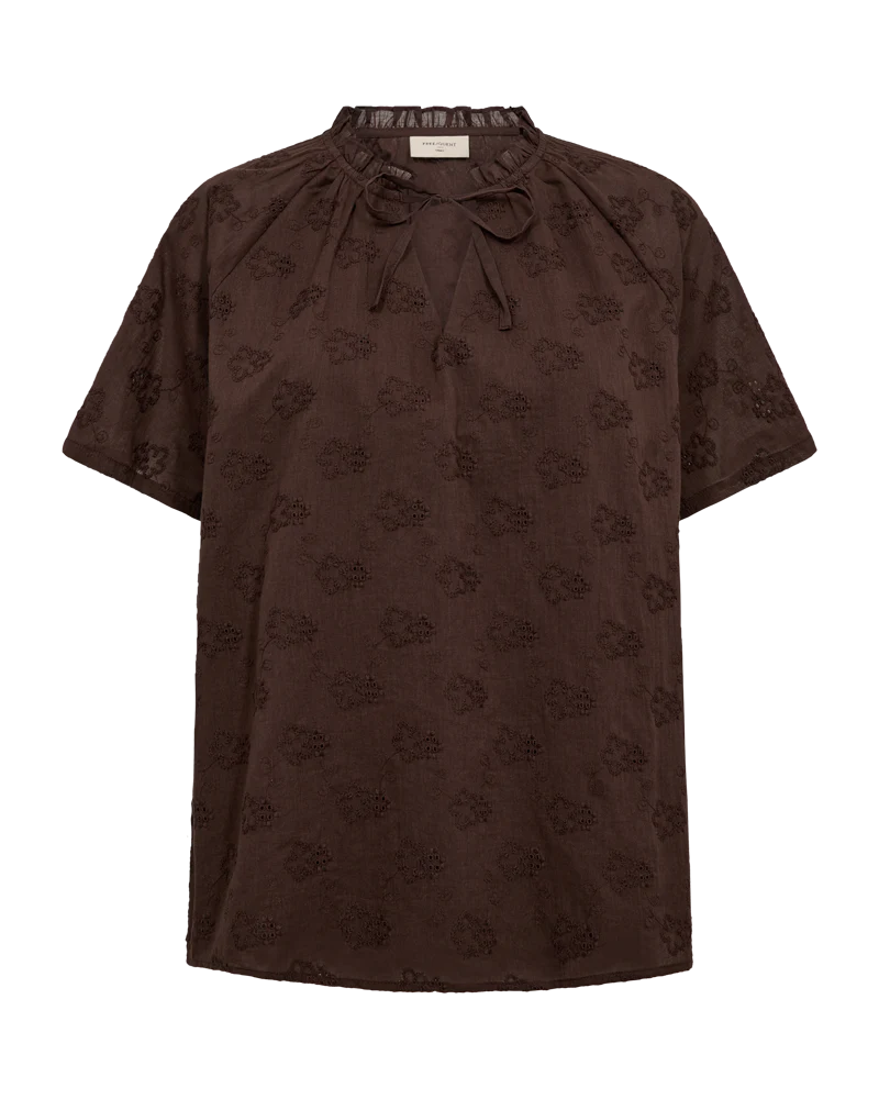 FQIDENA - BLUSE - BRAUN