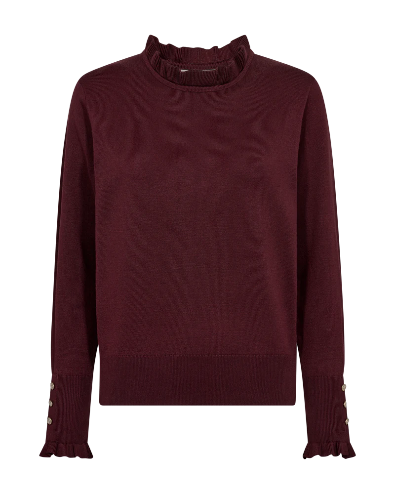 FQKATIE - PULLOVER - BORDEAUX