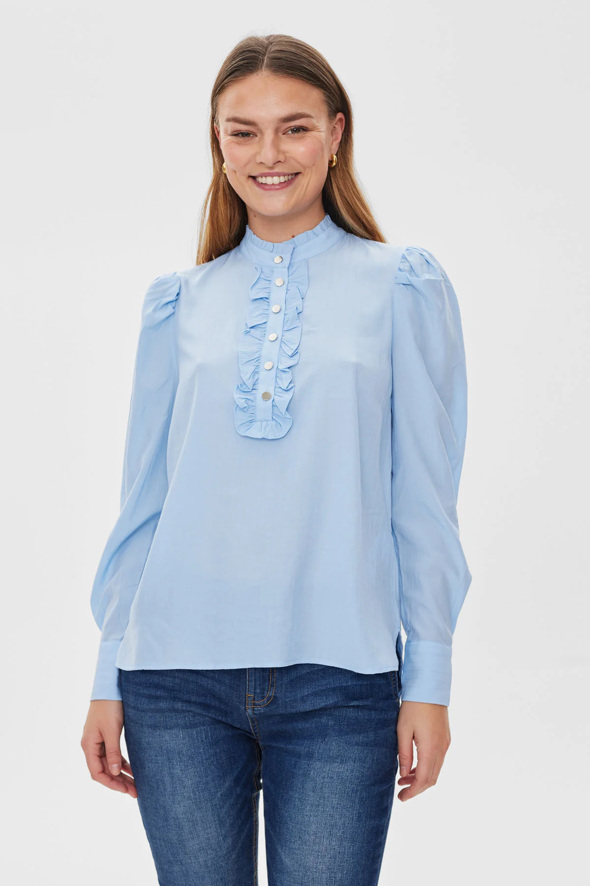 FQAPRIL - BLUSE - BLAU
