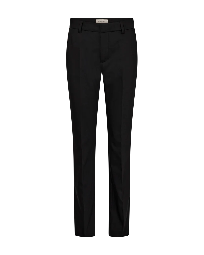 FQISADORA - HOSE - BOOTCUT - SCHWARZ