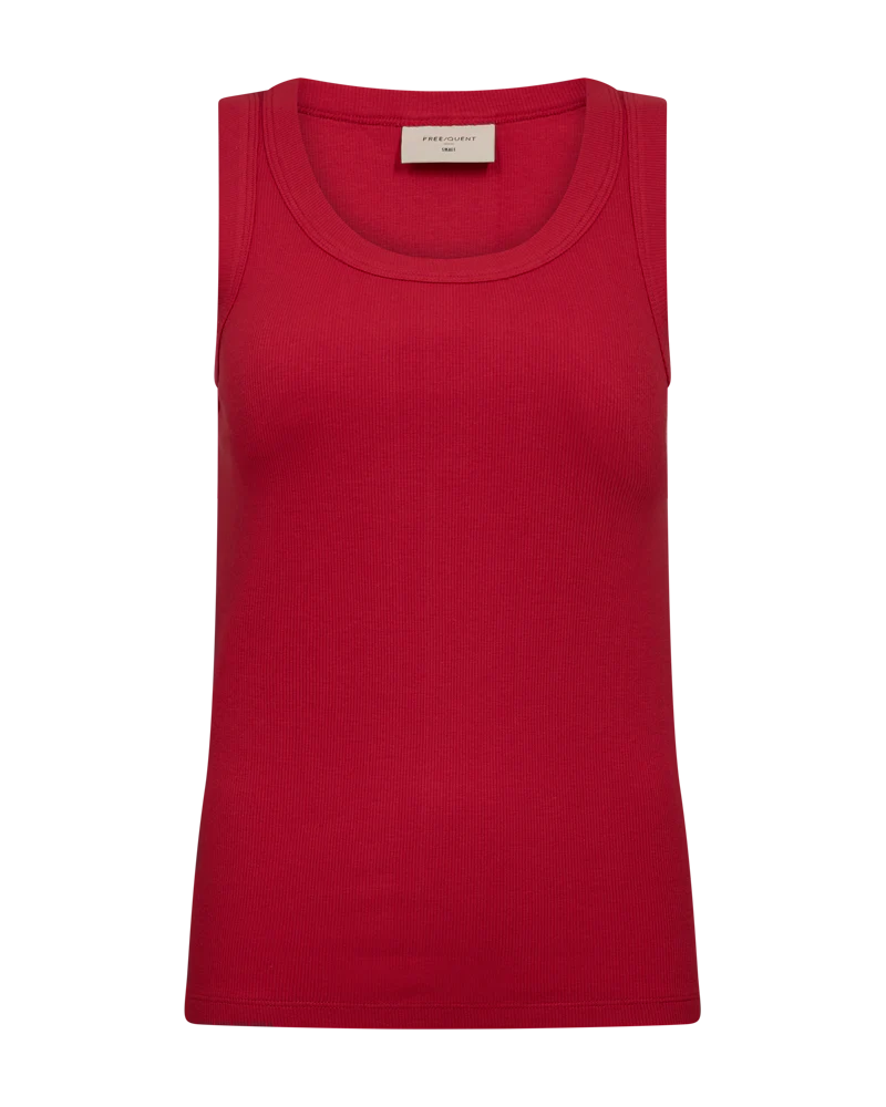 FQHI - TOP AUS RIPPSTRICK - ROT