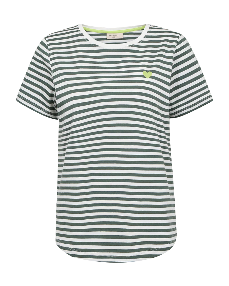 FQMIAN - T-SHIRT - WEISS UND GRÜN