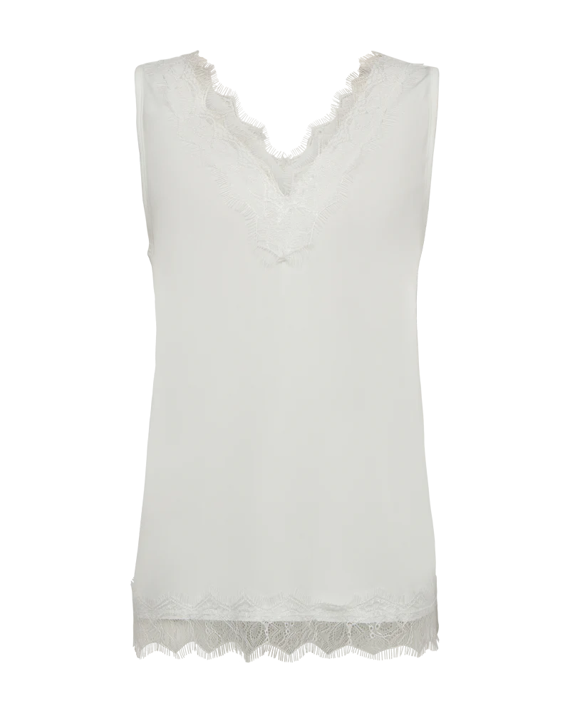 FQBICCO - SPITZENTOP - WEISS