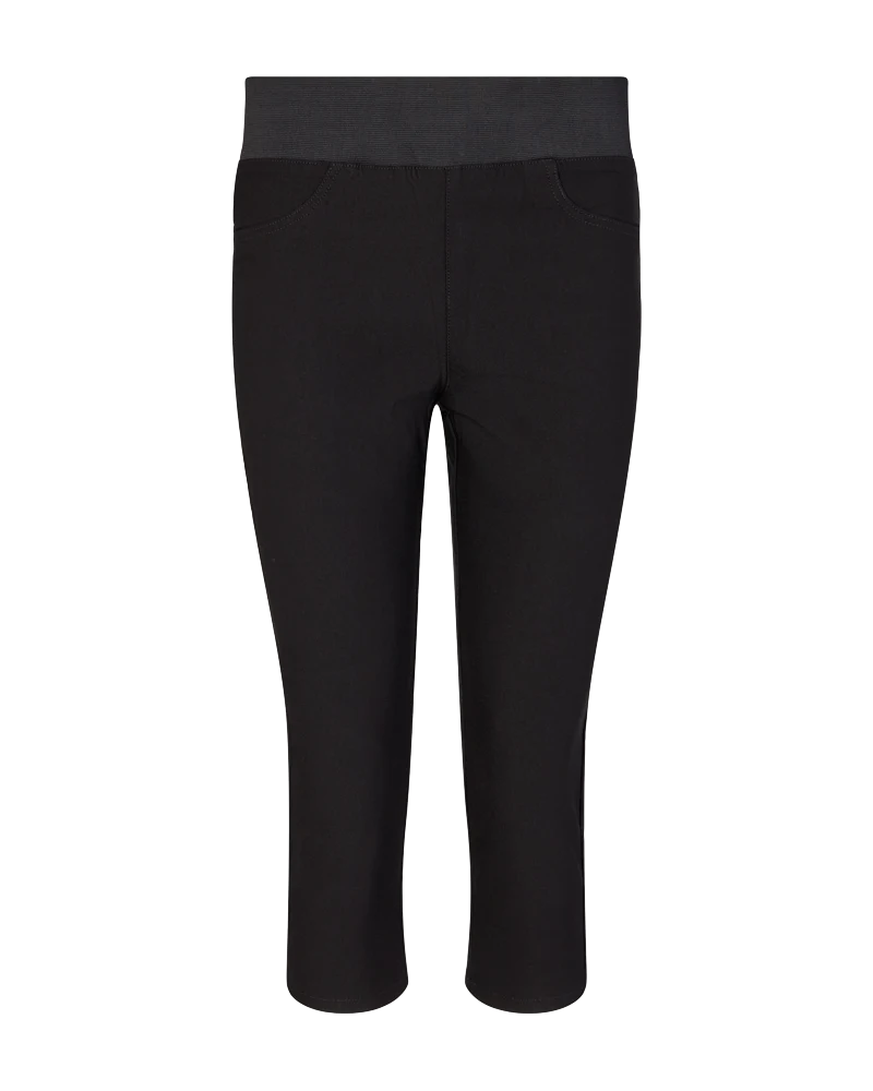 FQSHANTAL - POWER CAPRIHOSE - SCHWARZ