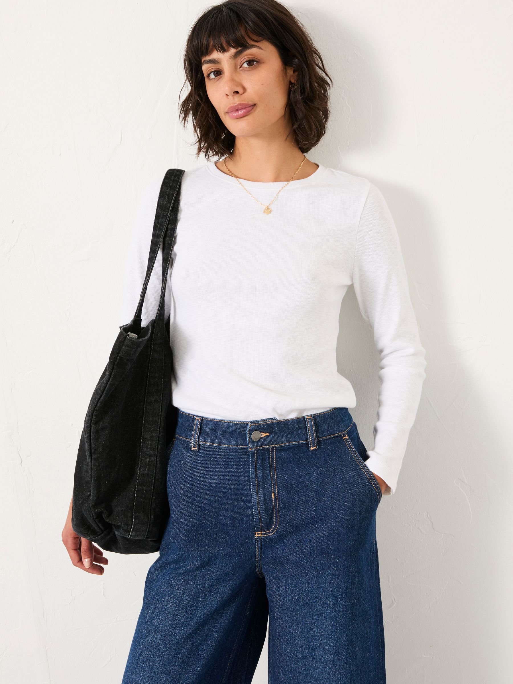 Callie White Long Sleeve Top