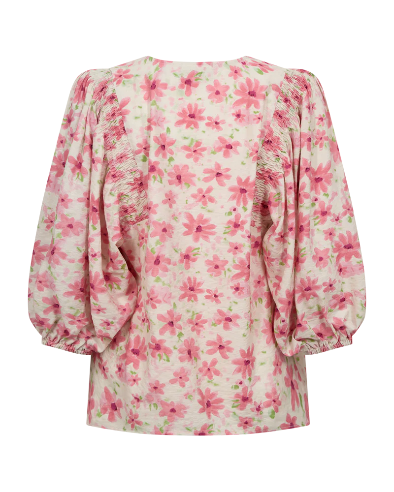 FQJOVI - BLUSE - ROSA UND BEIGE