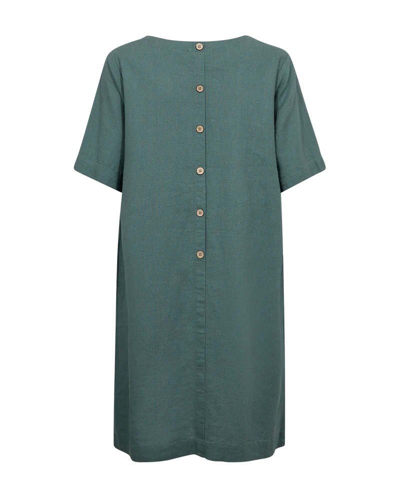 FQLAVA - LEINENKLEID - GRÜN