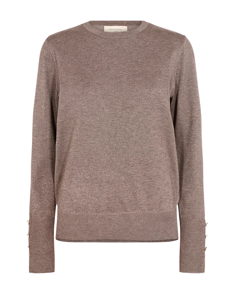 FQKATIE - PULLOVER - BRAUN