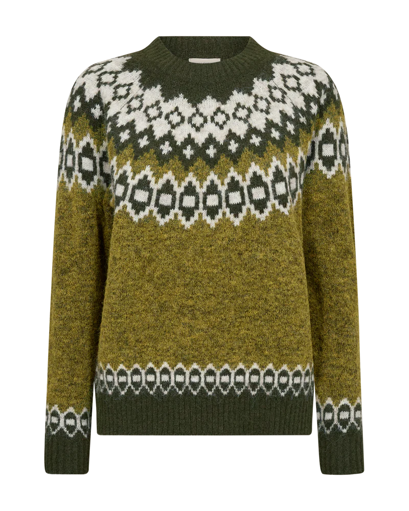 FQNOVALA - PULLOVER - GRÜN